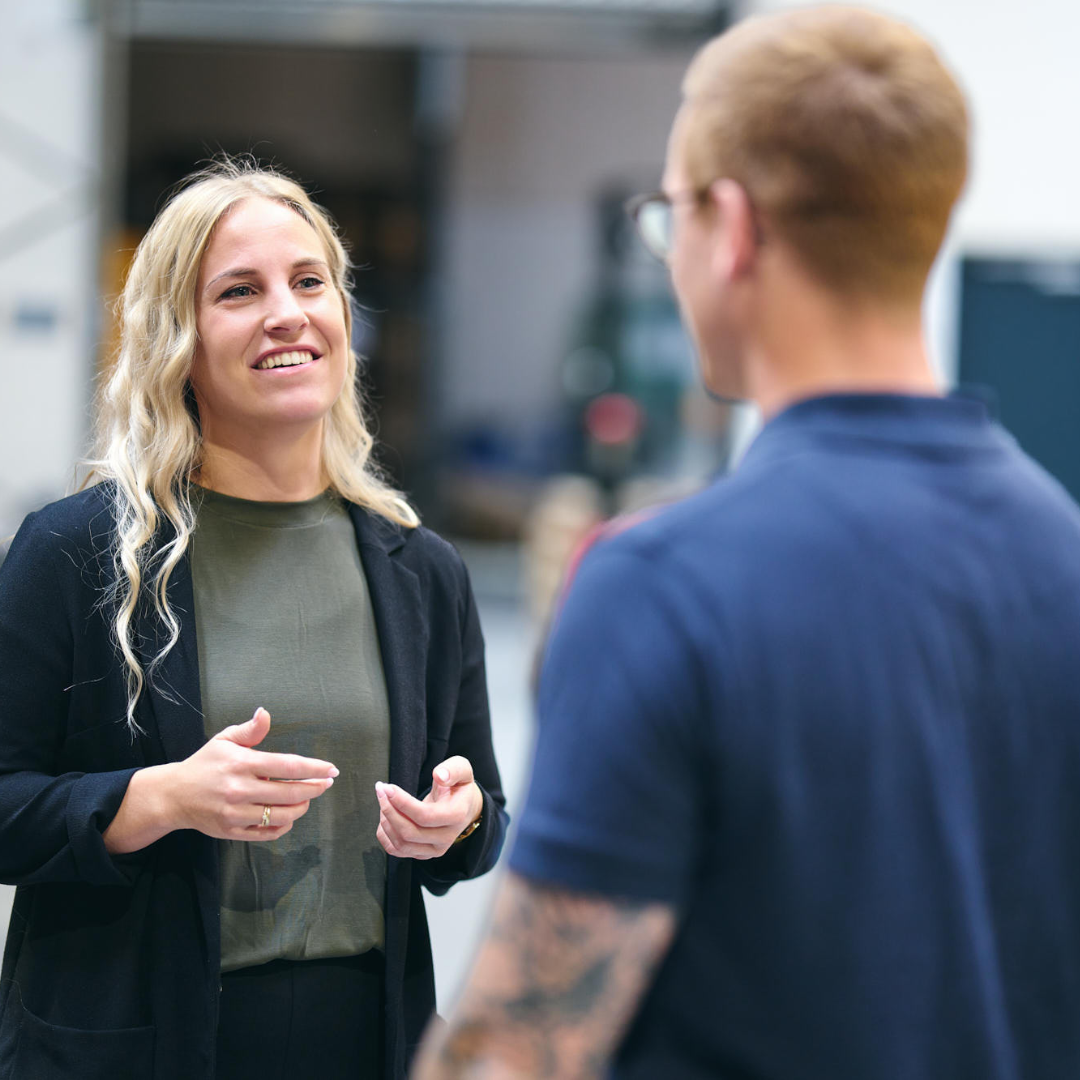 To personer fra hhv. Bornerups og GEJSER som taler om, hvorfor GEjSER har valgt EaaS-abonnementet 