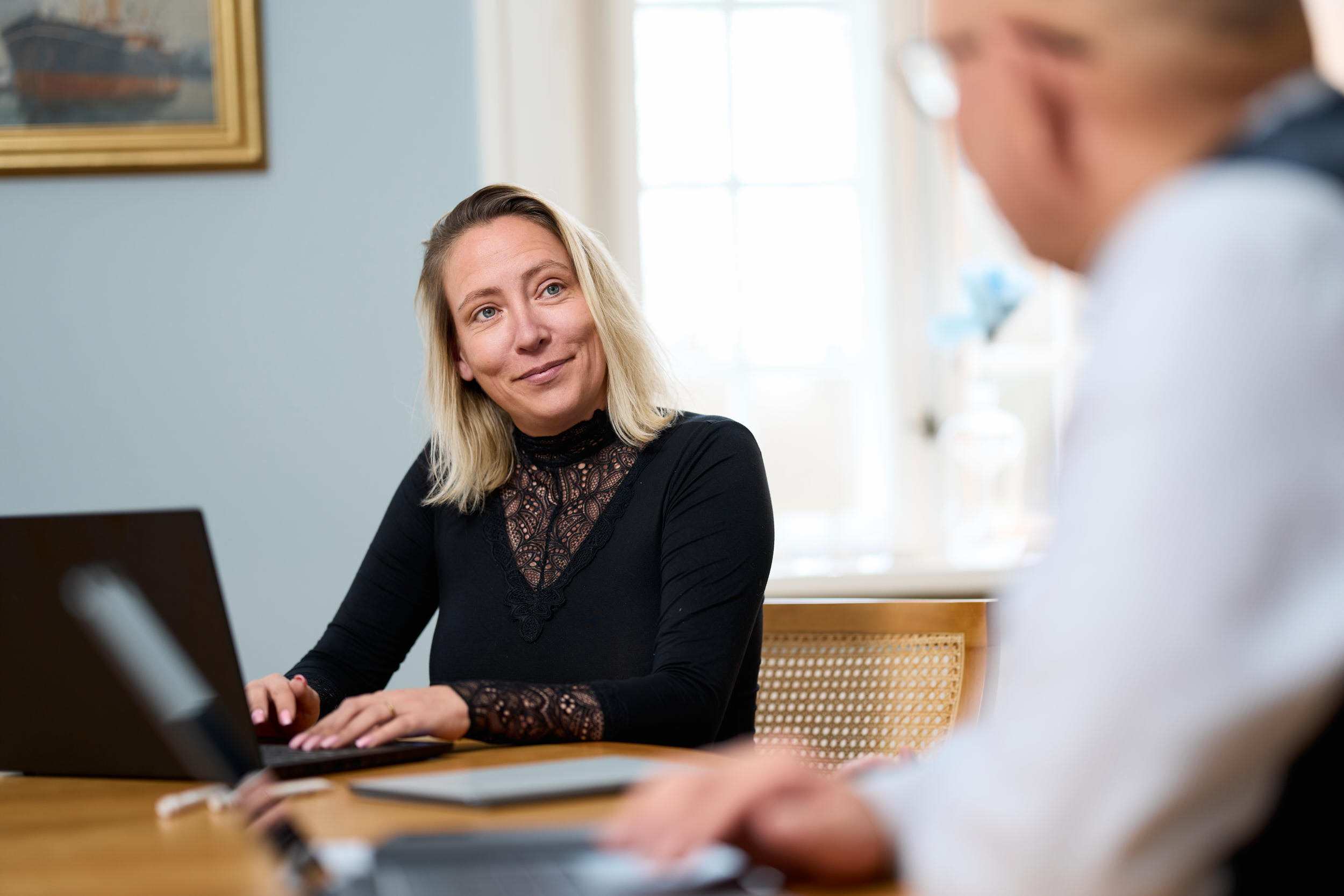 To personer fra hhv. Bornerups og GEJSER som taler om, hvorfor GEjSER har valgt EaaS-abonnementet 
