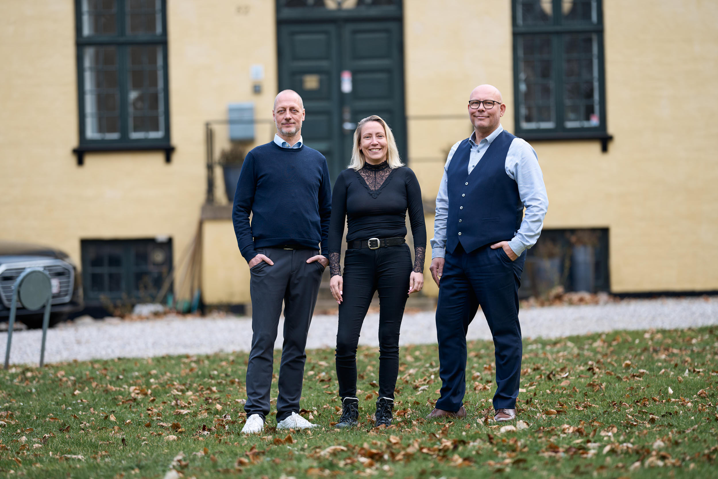 To personer fra hhv. Bornerups og GEJSER der interagerer med hinanden 